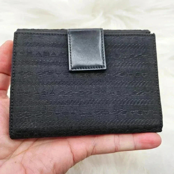 Prada Tessuto Nero Bi-fold Wallet - Picture 2 of 16